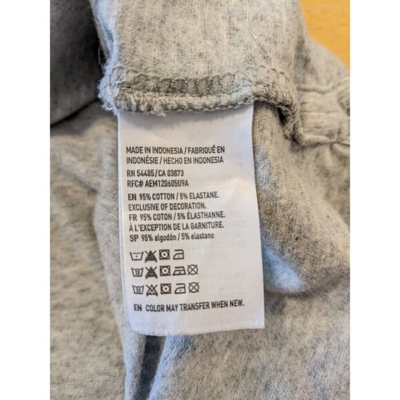 American Eagle Outfitters Flex Polo Shirt Mens Med Gray All Over Print Sneakers - Picture 5 of 5